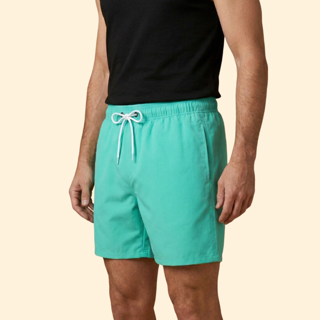 Men’s Sporty Swim Shorts with Drawstring