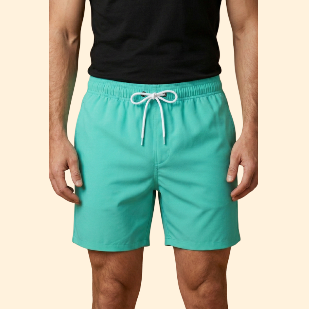 Men’s Sporty Swim Shorts with Drawstring