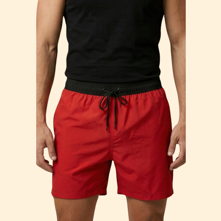 Men’s Sporty Swim Shorts with Drawstring