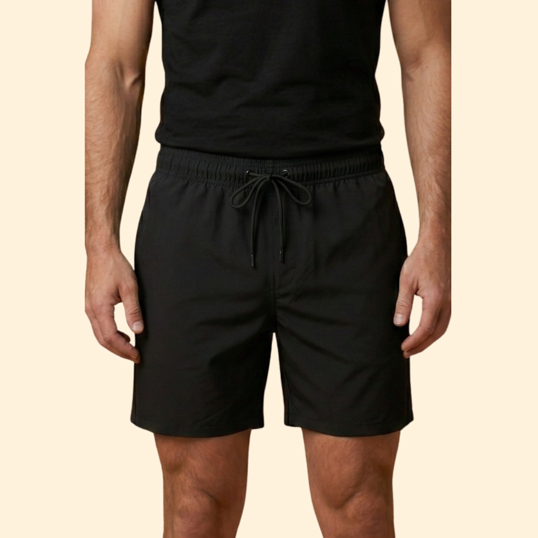 Men’s Sporty Swim Shorts with Drawstring
