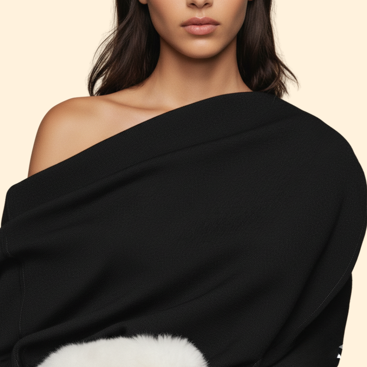 Women’s Jumpsuit with One-Shoulder Design