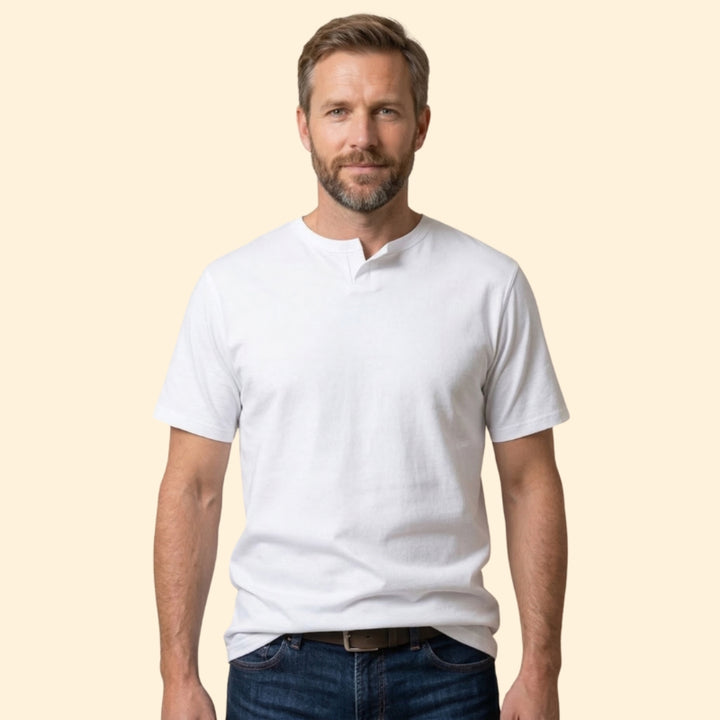Men’s Basic T-Shirt with Crew Neck