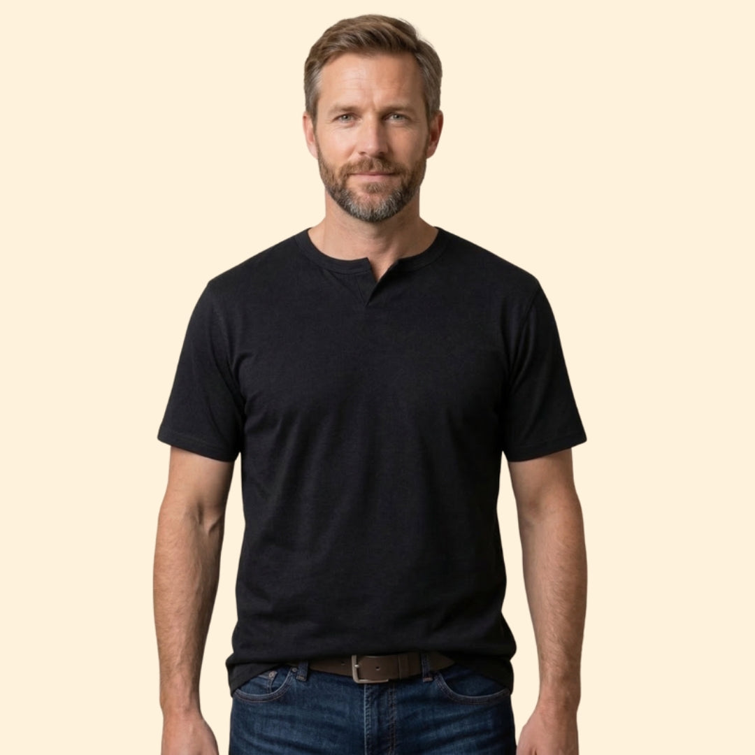 Men’s Basic T-Shirt with Crew Neck