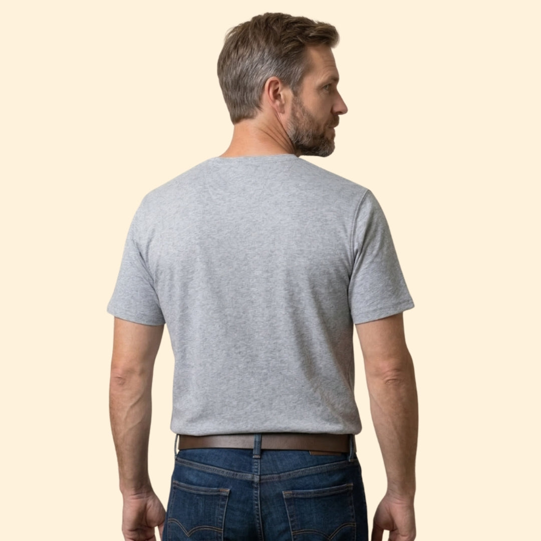 Men’s Basic T-Shirt with Crew Neck