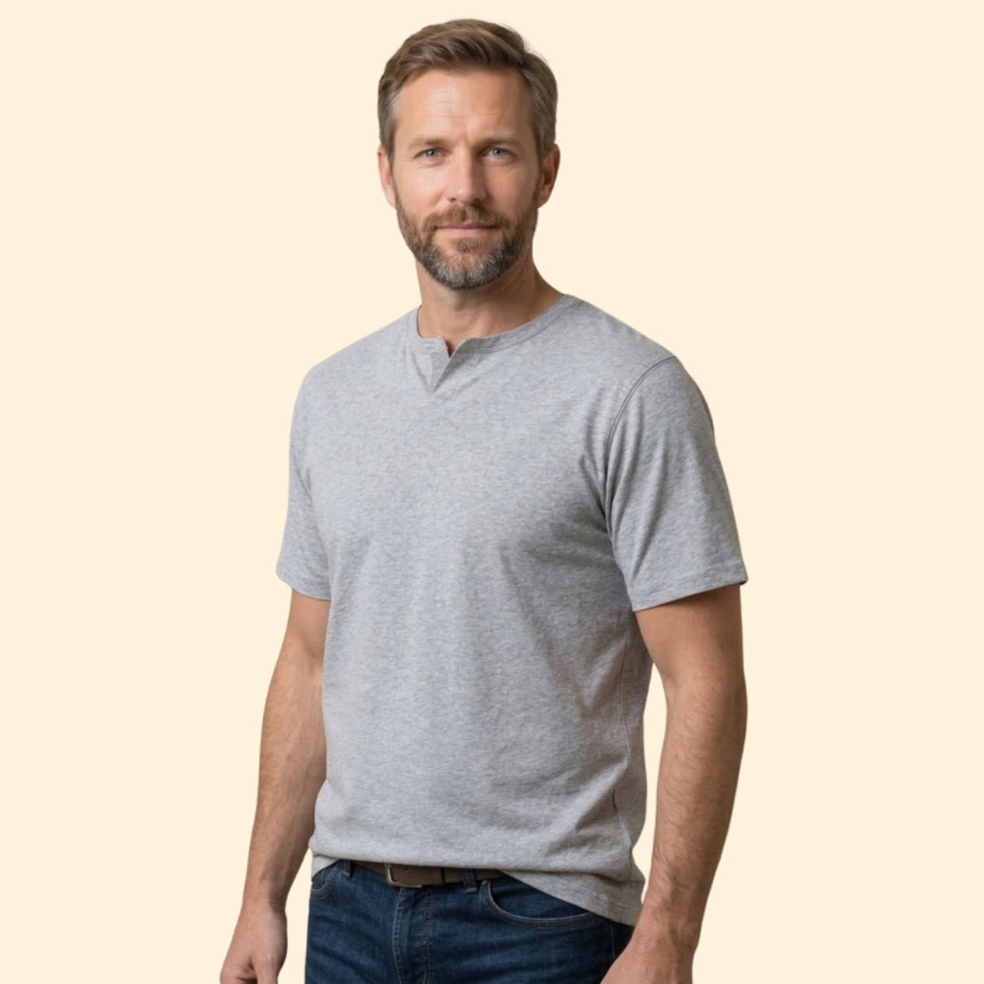 Men’s Basic T-Shirt with Crew Neck
