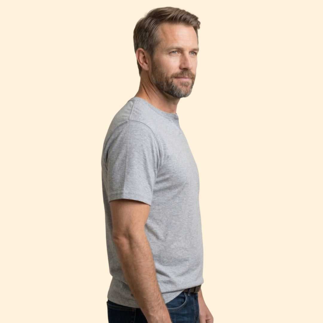 Men’s Basic T-Shirt with Crew Neck