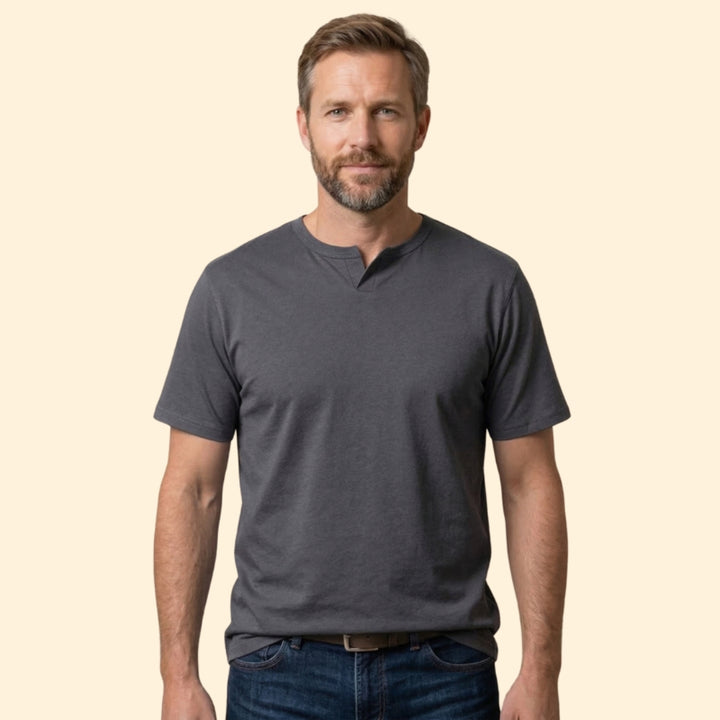Men’s Basic T-Shirt with Crew Neck
