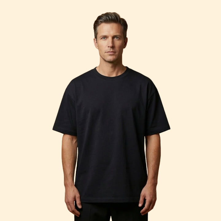 Men’s Basic T-Shirt with Oversized Silhouette