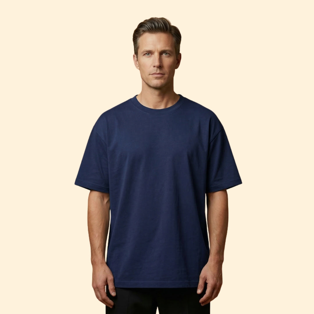Men’s Basic T-Shirt with Oversized Silhouette