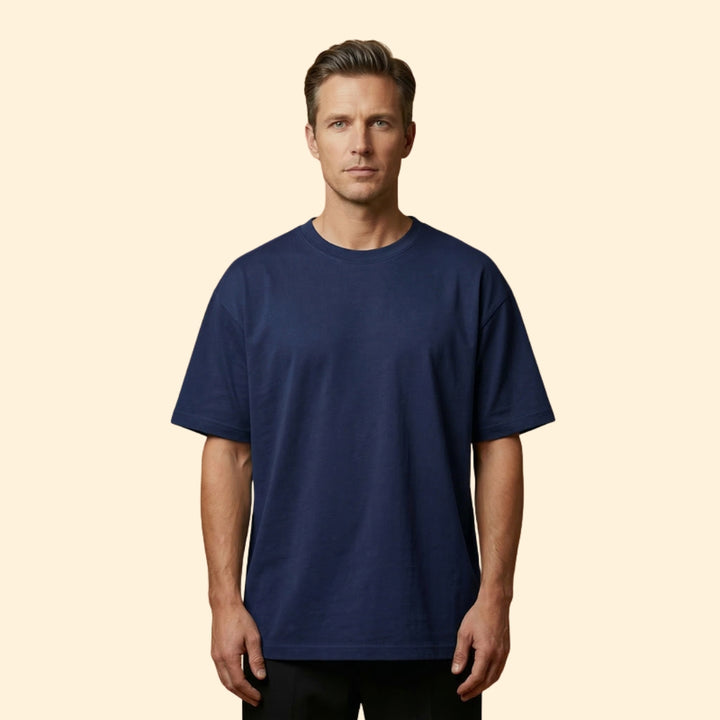 Men’s Basic T-Shirt with Oversized Silhouette