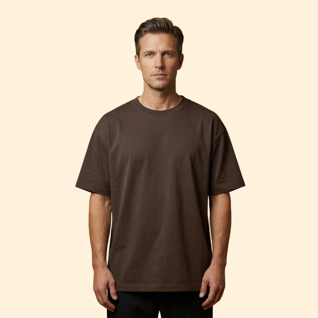 Men’s Basic T-Shirt with Oversized Silhouette