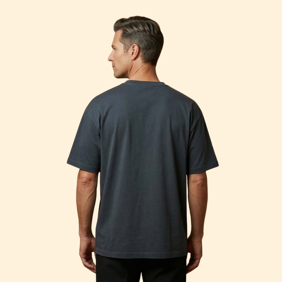 Men’s Basic T-Shirt with Oversized Silhouette