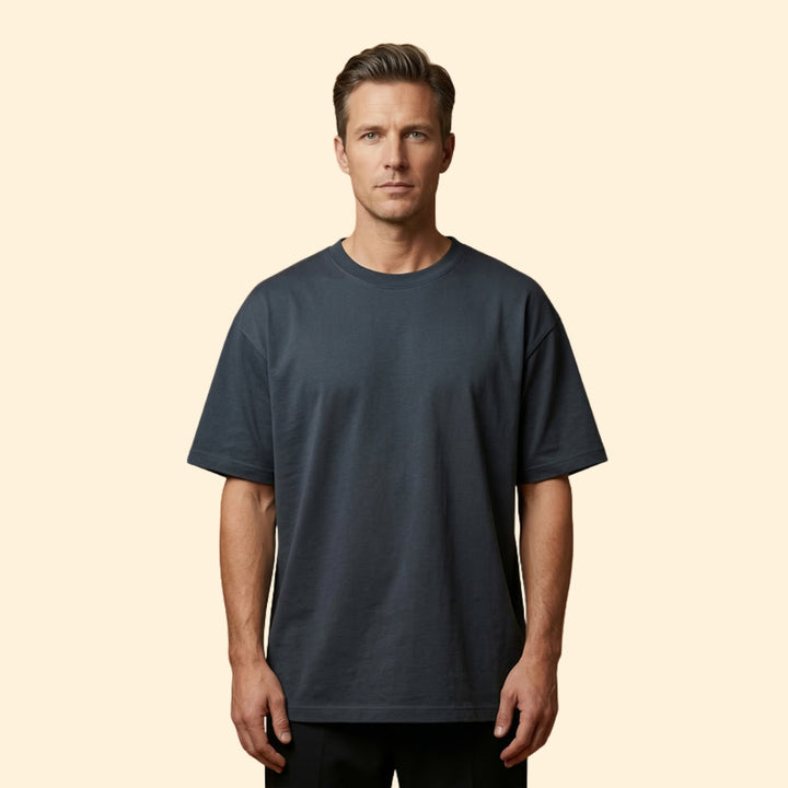Men’s Basic T-Shirt with Oversized Silhouette