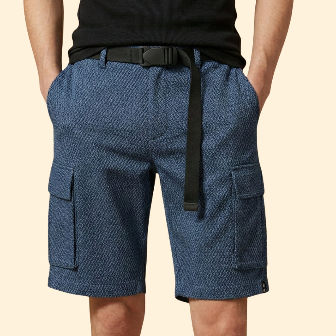 Men's Cargo Shorts with Adjustable Belt