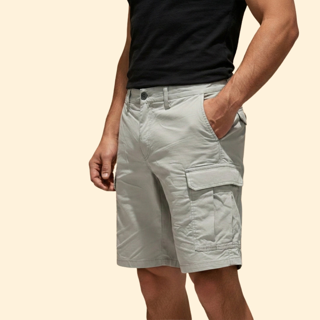 Men's Cargo Shorts with Multiple Pockets