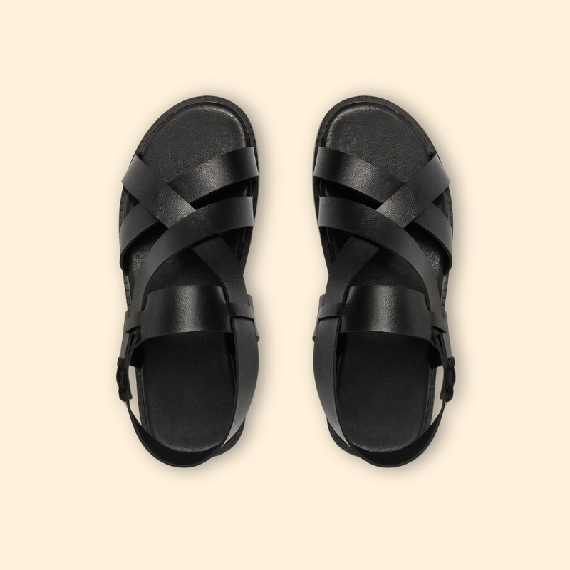 Men’s Casual Sandals with Adjustable Heel Strap