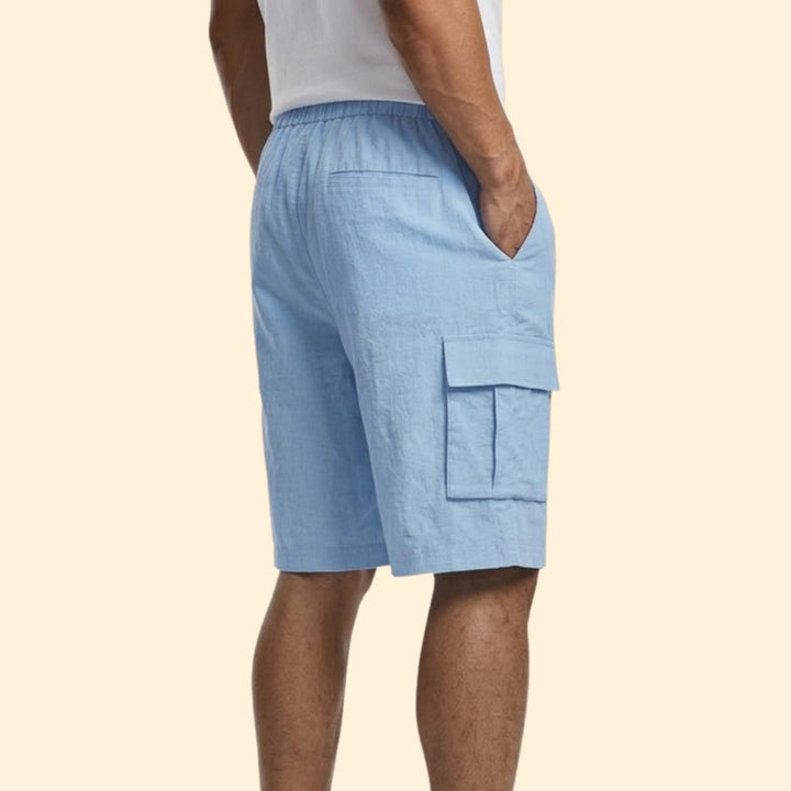 Men's Casual Shorts with Elastic Waistband