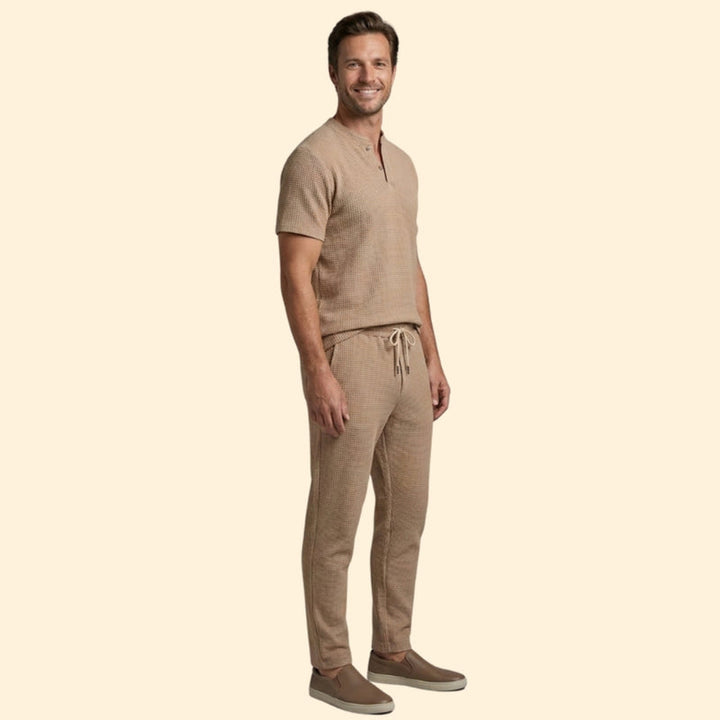 Men’s Casual Two-Piece Set with Relaxed Fit