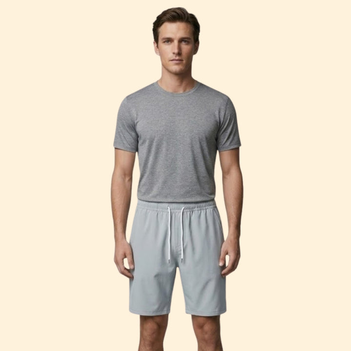 Men's Drawstring Shorts with Side Pockets