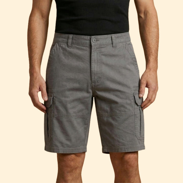 Men’s Lightweight Cargo Shorts with Adjustable Waist