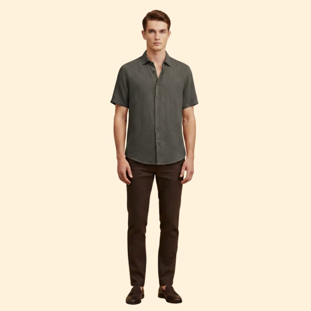 Men’s Shirt with Button Closure