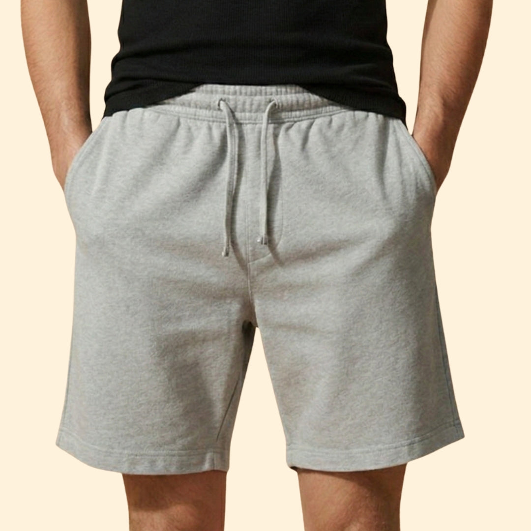Men's Linen Shorts with Drawstring Waistband
