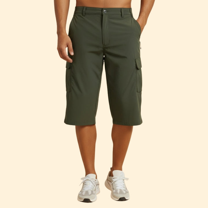 Men's Outdoor Cargo Shorts with Zippered Pockets