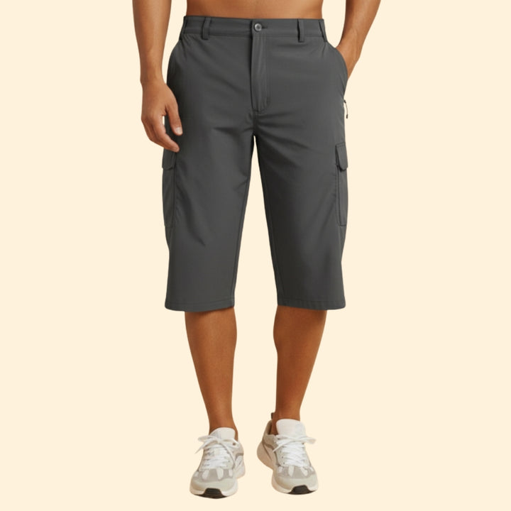Men's Outdoor Cargo Shorts with Zippered Pockets