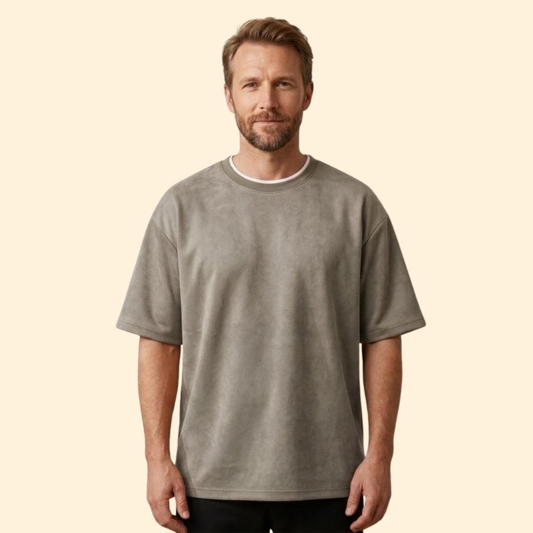 Men’s Oversized T-Shirt with Round Neck