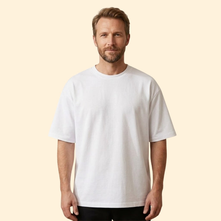 Men’s Oversized T-Shirt with Round Neck