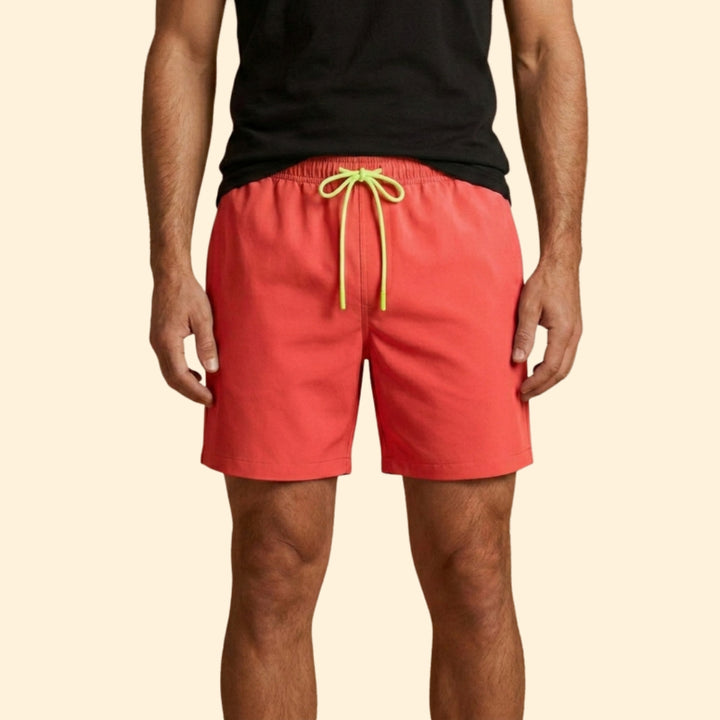 Men’s Quick-Drying Swim Shorts with Drawstring