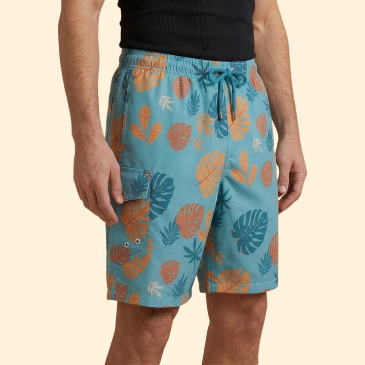 Men’s Quick-Drying Swim Shorts with Stretch