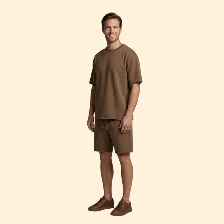 Men’s Relaxed Fit T-Shirt and Shorts Set