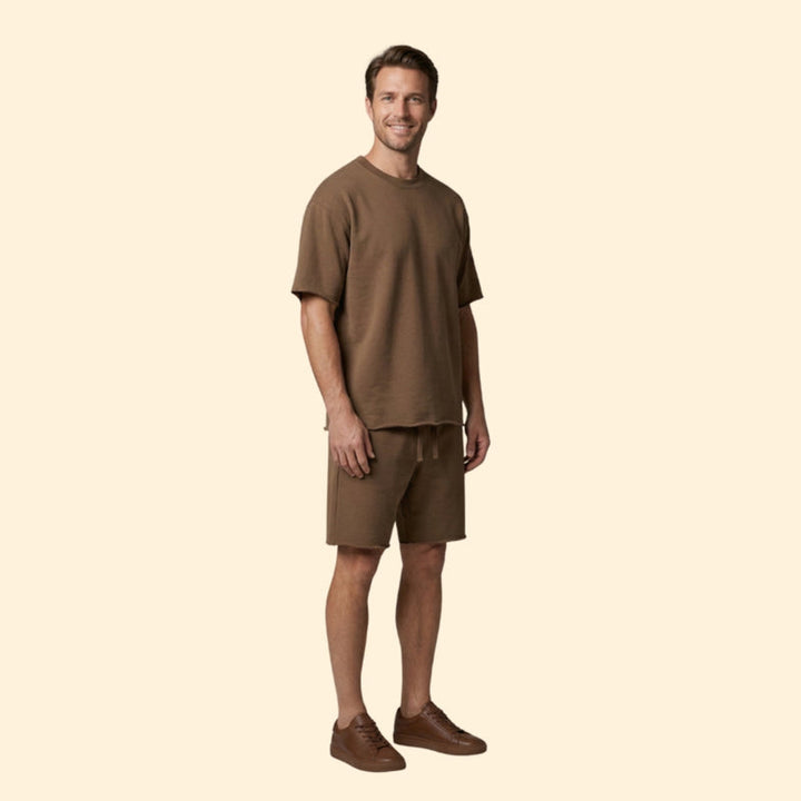 Men’s Relaxed Fit T-Shirt and Shorts Set