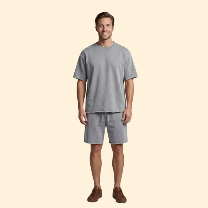 Men’s Relaxed Fit T-Shirt and Shorts Set
