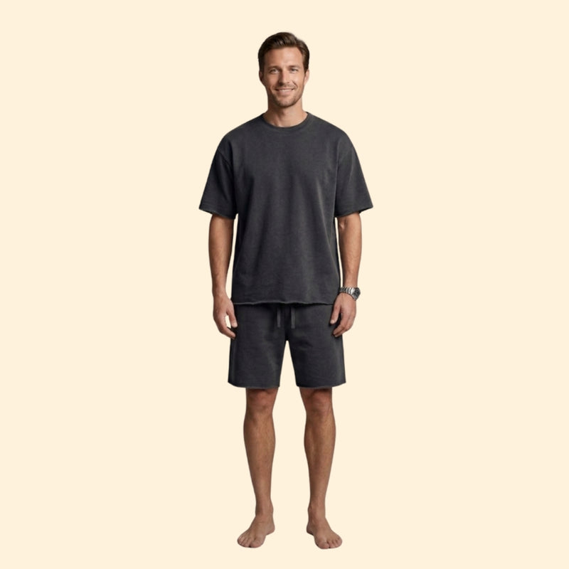 Men’s Relaxed Fit T-Shirt and Shorts Set