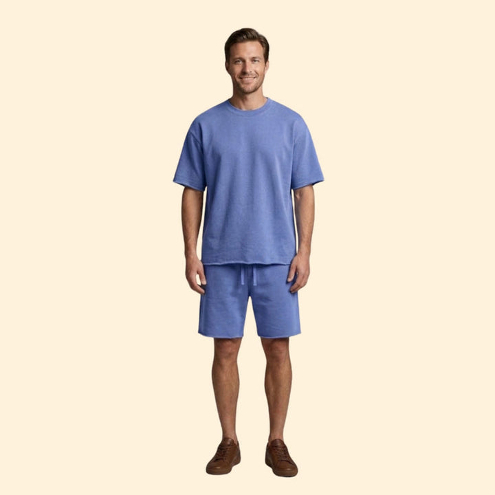 Men’s Relaxed Fit T-Shirt and Shorts Set