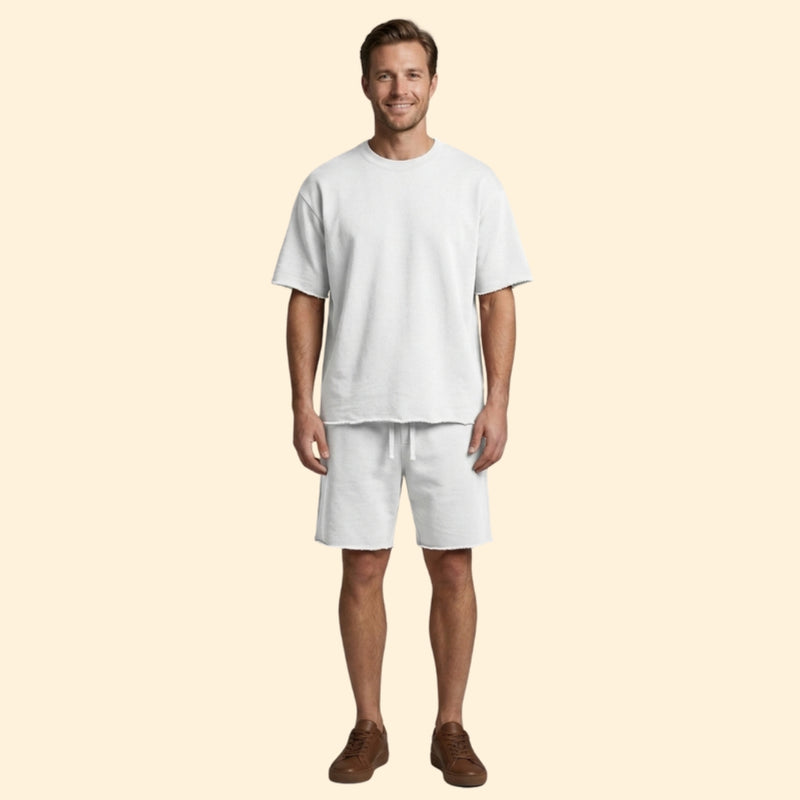Men’s Relaxed Fit T-Shirt and Shorts Set