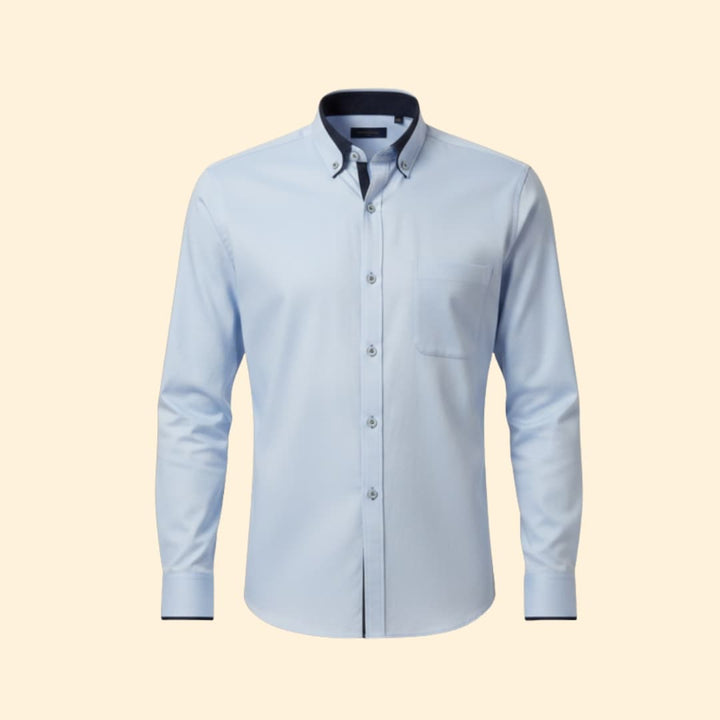Men’s Shirt with Contrasting Collar
