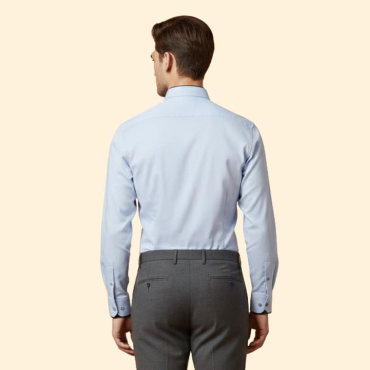 Men’s Shirt with Contrasting Collar