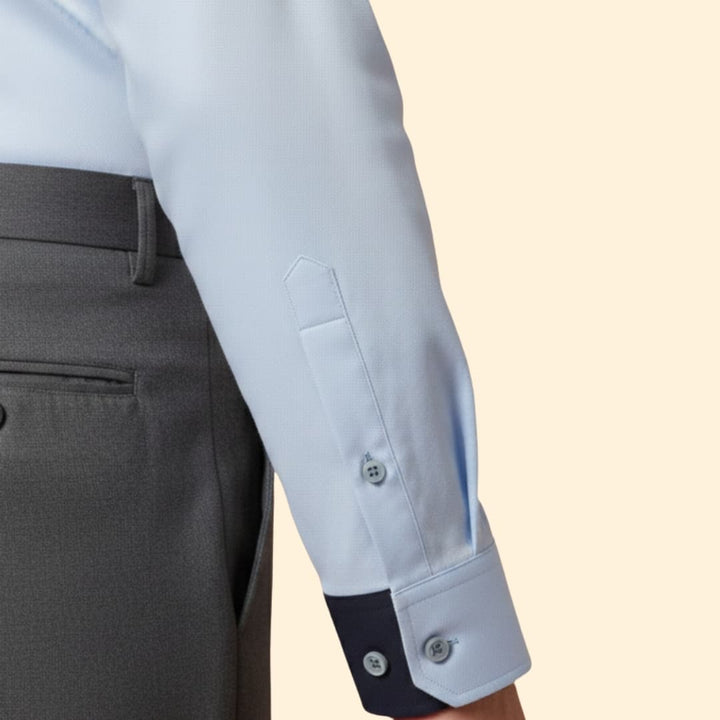 Men’s Shirt with Contrasting Collar