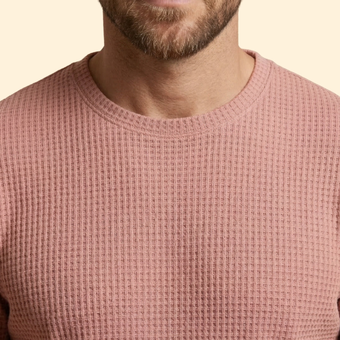 Men’s Short Sleeve T-Shirt with Textured Fabric