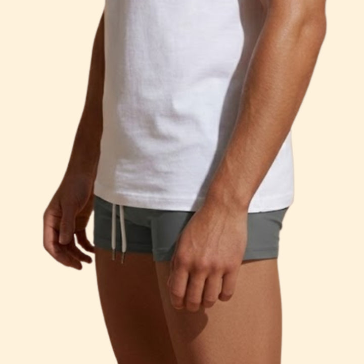Men’s Short Swim Trunks with Elastic Waist