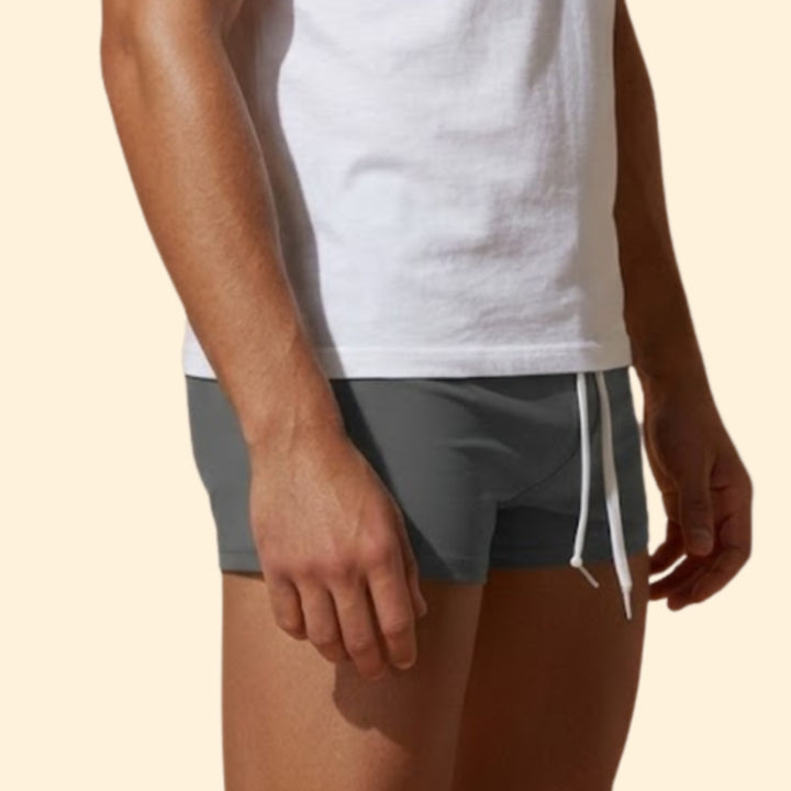 Men’s Short Swim Trunks with Elastic Waist