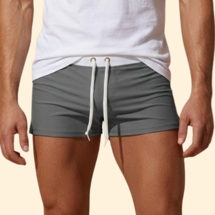 Men’s Short Swim Trunks with Elastic Waist