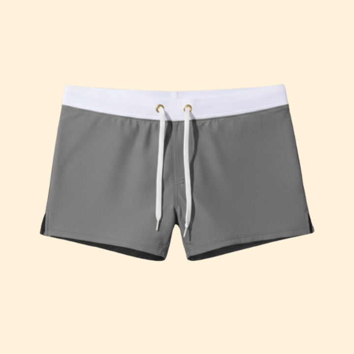Men’s Short Swim Trunks with Elastic Waist