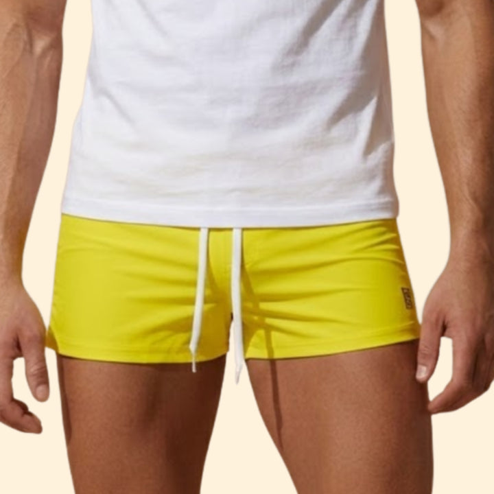 Men’s Short Swim Trunks with Elastic Waist