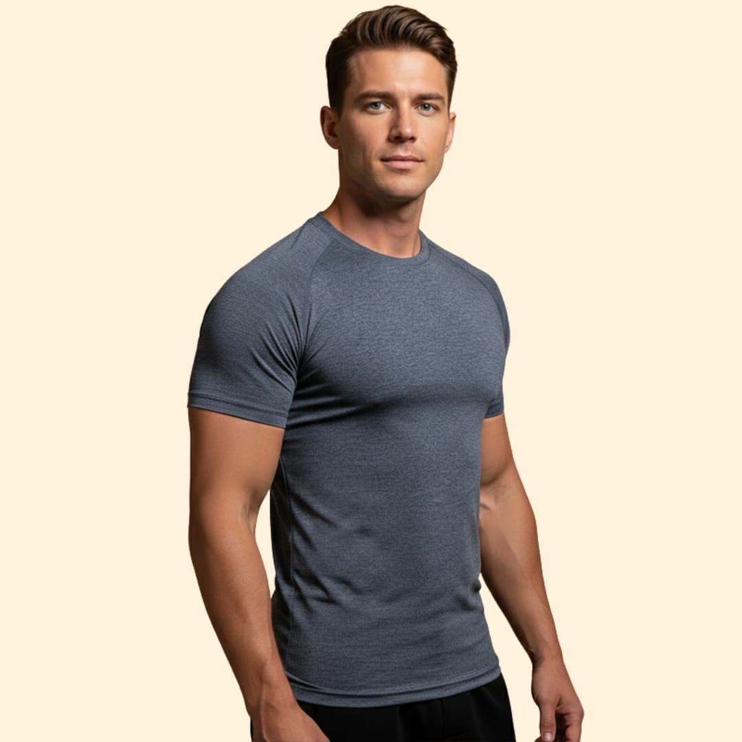 Men’s Sporty T-Shirt with Classic Fit