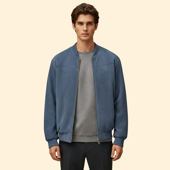 Men’s Bomber Jacket with Long Sleeve Style