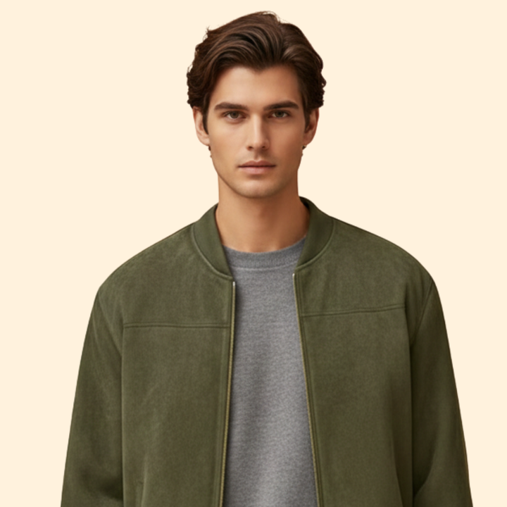 Men’s Bomber Jacket with Long Sleeve Style